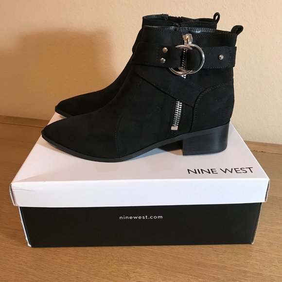 NEW Nine West Ankle Booties Black Dahila2~ Size 8M - Picture 4 of 4